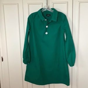 A.P.C. Green Dress - Sz Small - Perfect for Autumn